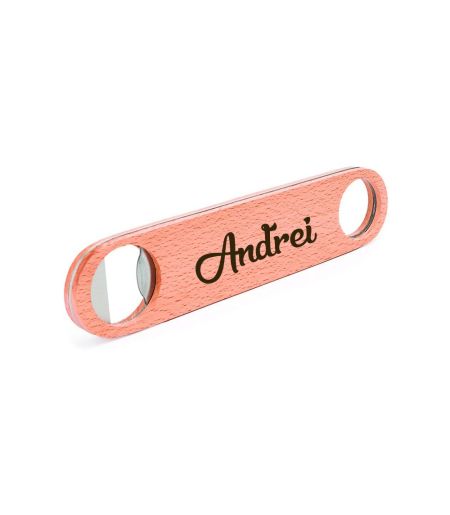 Desfacator din lemn personalizat