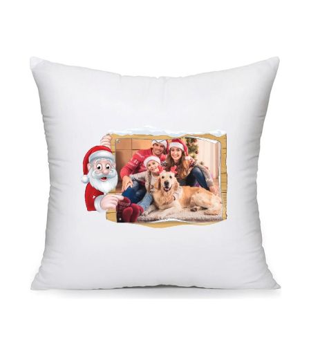 Pernă personalizată cu imagine santa claus