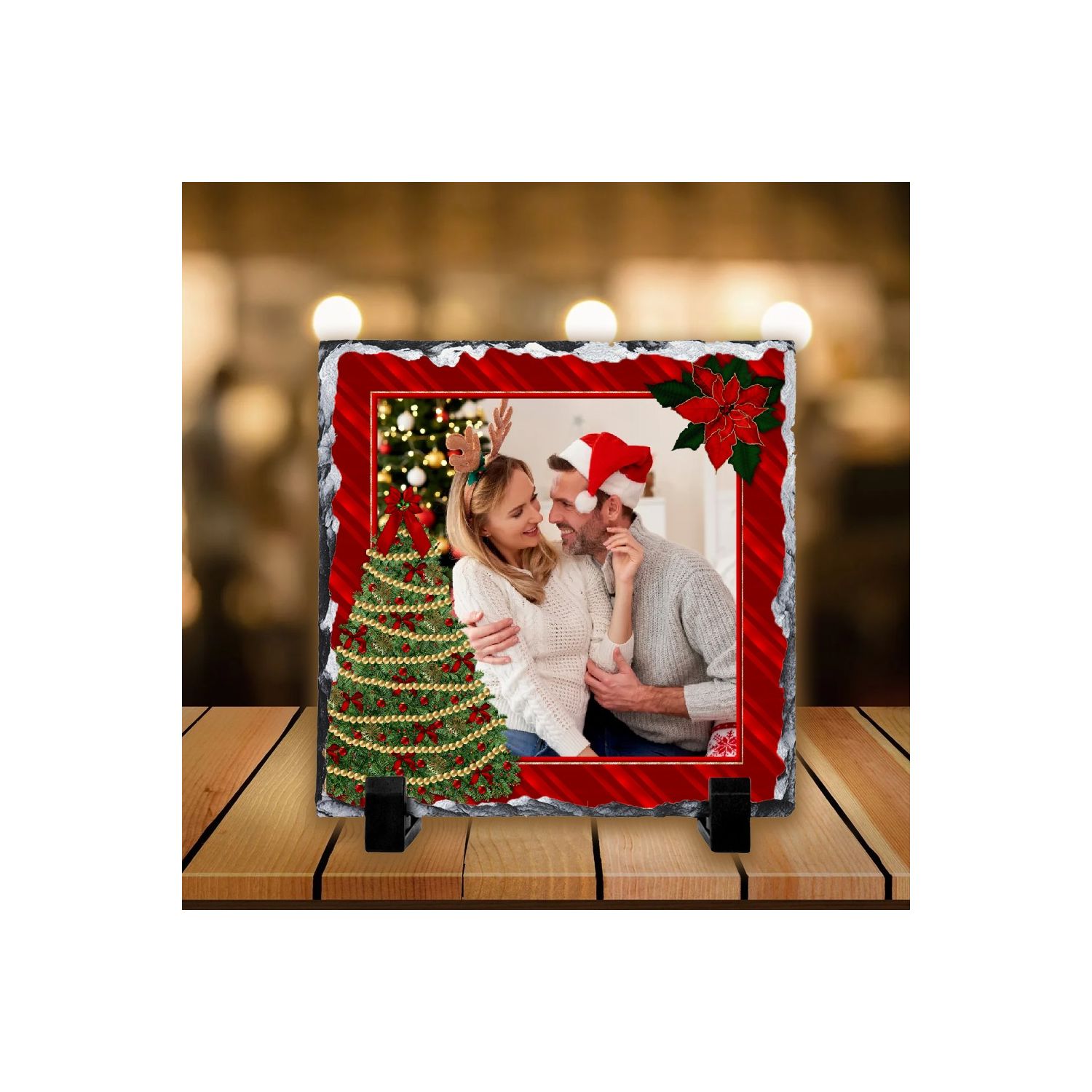 Placă de ardezie personalizată Christmas