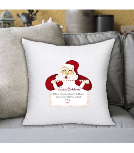 Perna personalizată cu mesaj de Crăciun