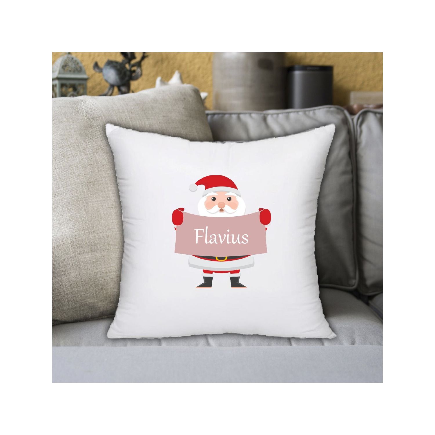 Perna personalizată Santa Claus cu nume