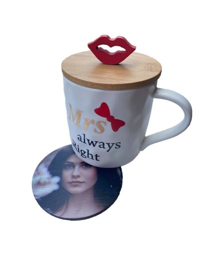 Set suporturi personalizate pentru pahare cu 6 fotografii