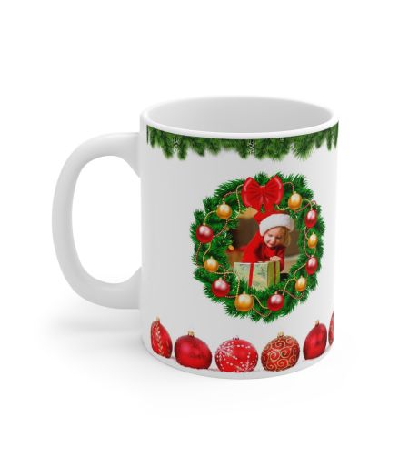 Cană personalizată cu globuri