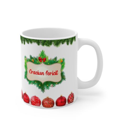 Cană personalizată cu globuri