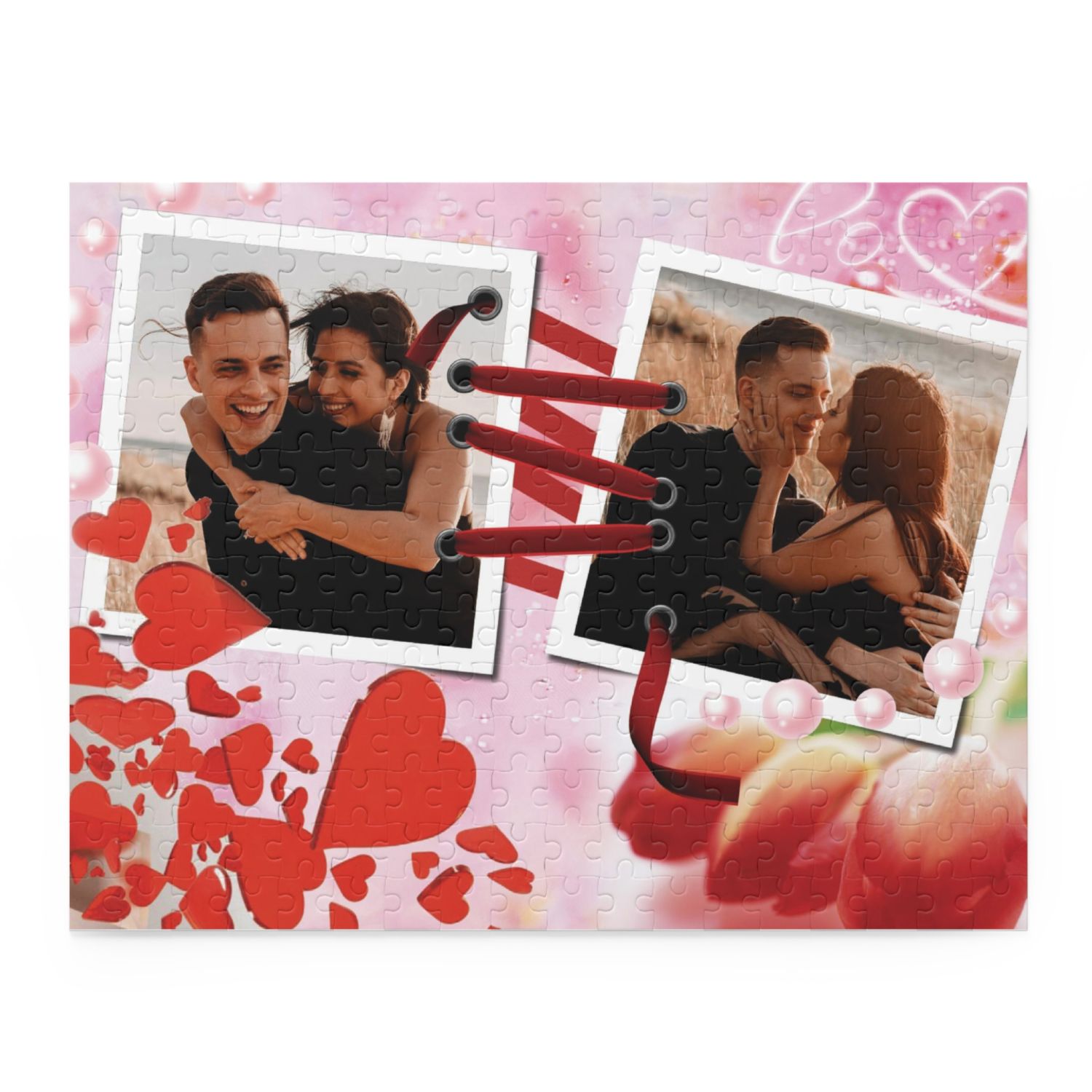 Puzzle personalizat cu poze și tematică LOVE