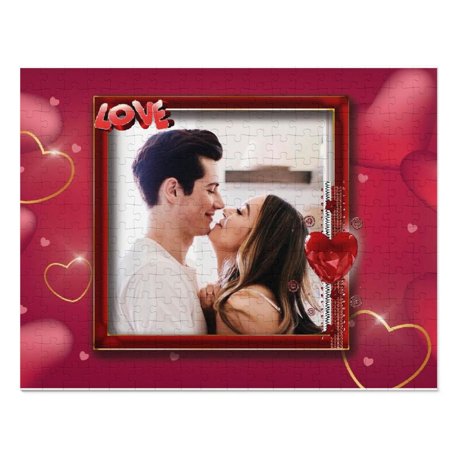 Puzzle personalizat tematică Valentine`s Day