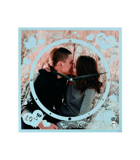 Ceas personalizat tematică love cu poză