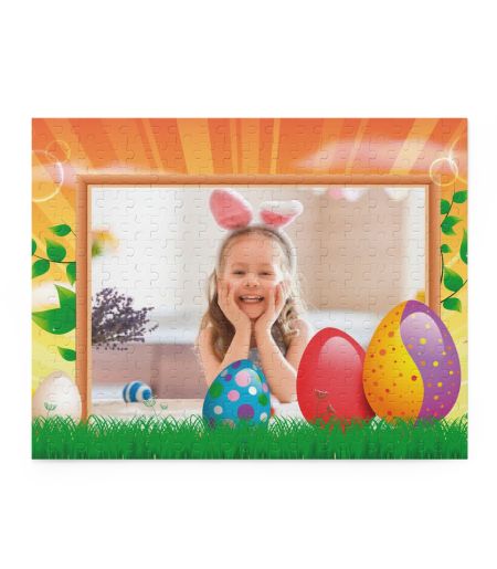 Puzzle personalizat cu tematică de Paște și o fotografie