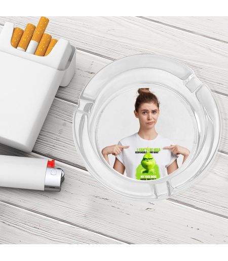 Scrumiera personalizata cu poza