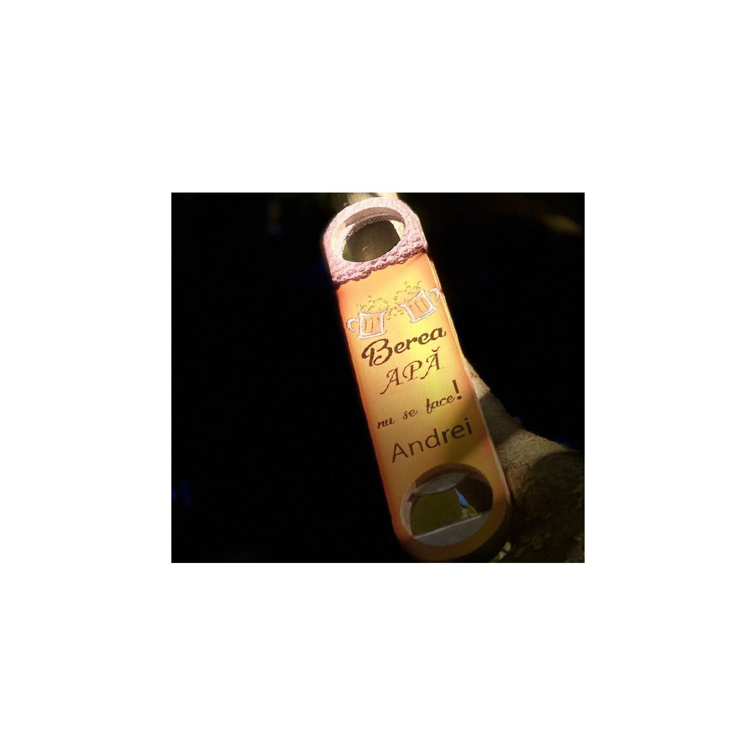 Desfacator din lemn personalizat