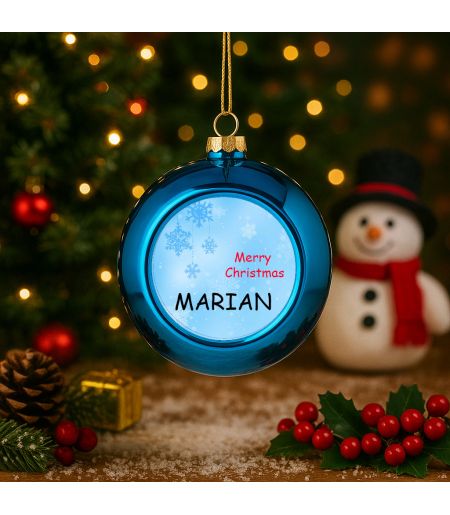 GLOB ALBASTRU PERSONALIZAT CU NUME