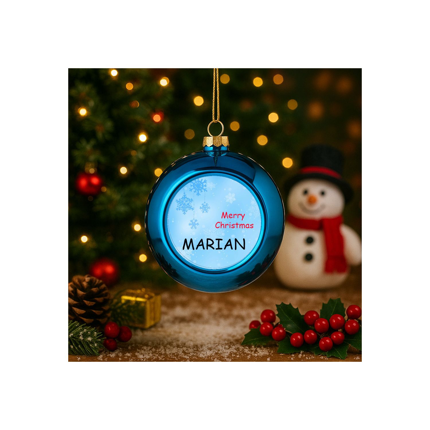 GLOB ALBASTRU PERSONALIZAT CU NUME