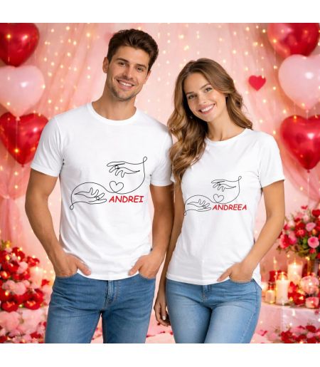 SET TRICOURI CUPLURI PERSONALIZATE VALOENTINE`S DAY