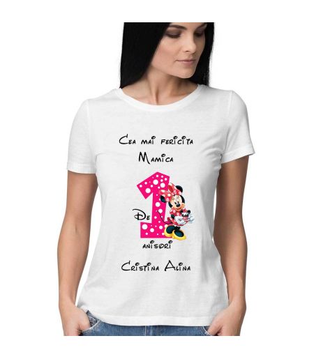 Tricou personalizat de 1 anisor mamica