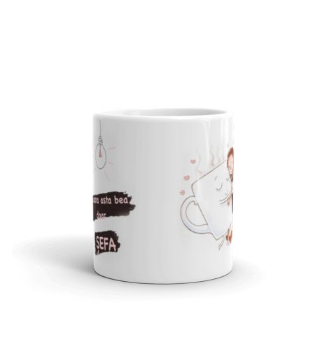 Cana personalizata cu mesaj - din cana asta bea doar