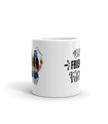 Cana personalizata best friends forever