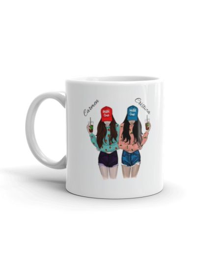 Cana personalizata best friends forever