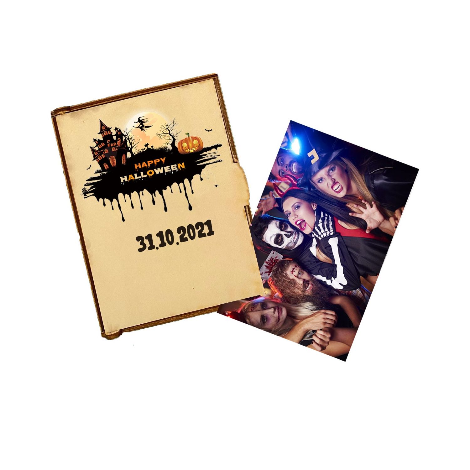 Cutie personalizata cu amintiri halloween 20 fotografii