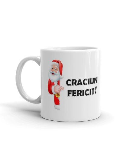 Cana personalizata craciun fericit si o poza