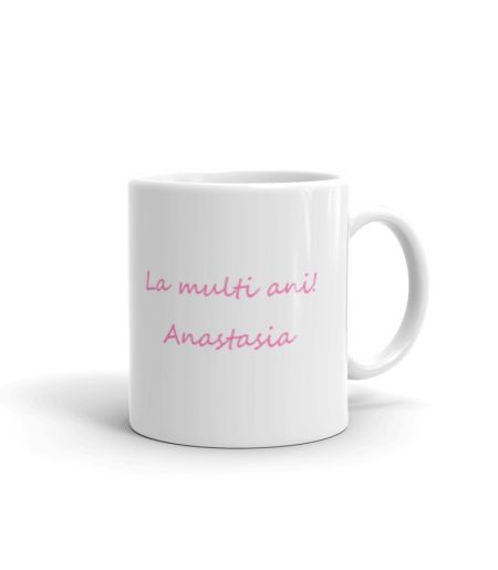 Cana personalizata unicorn la multi ani