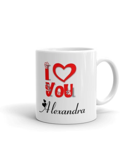 Cană personalizată Happy valentine's Day și nume