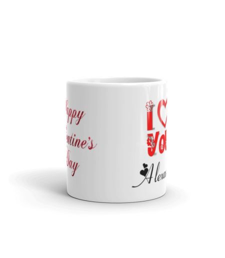 Cană personalizată Happy valentine's Day și nume