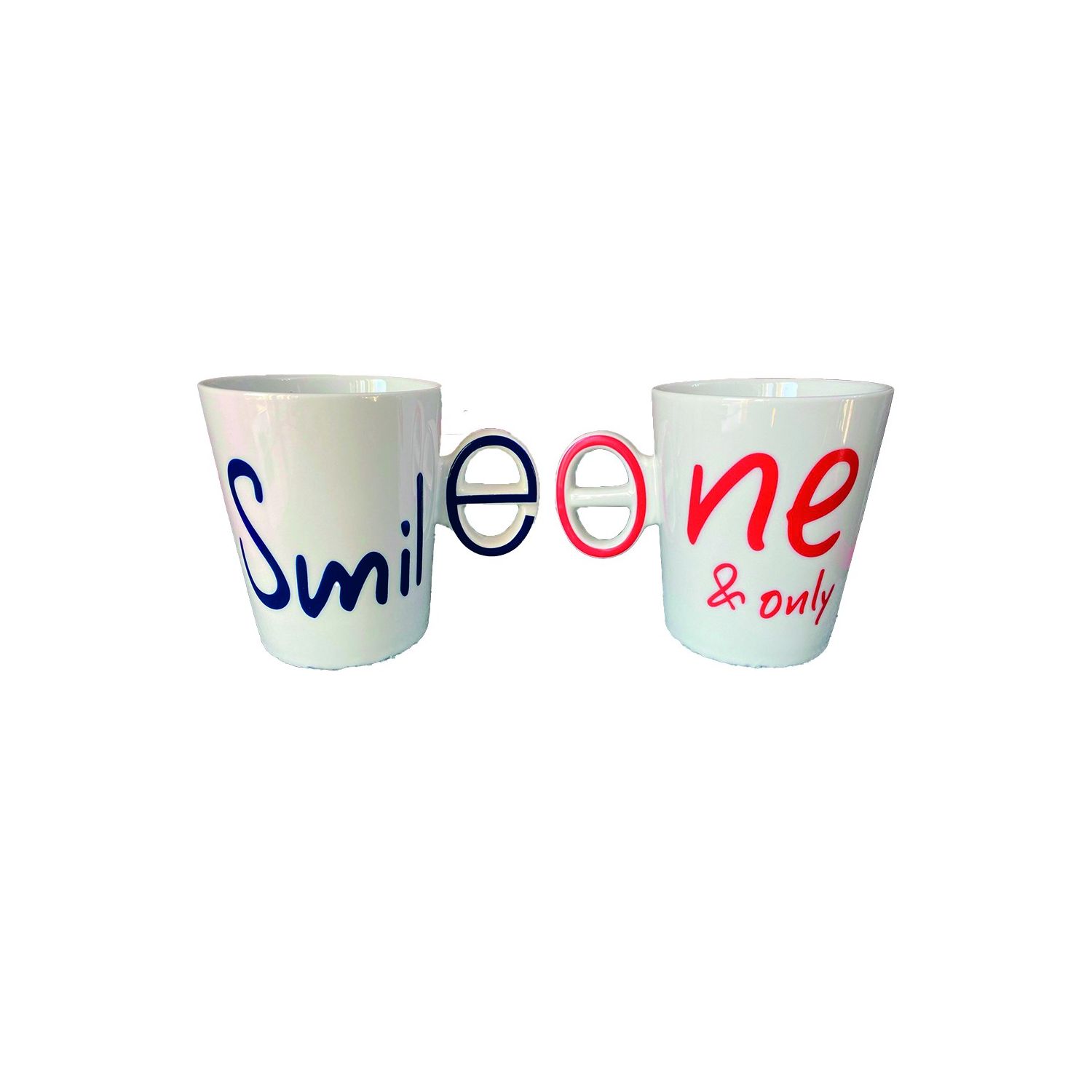 Set 2 cani pentru cuplu Smile Love
