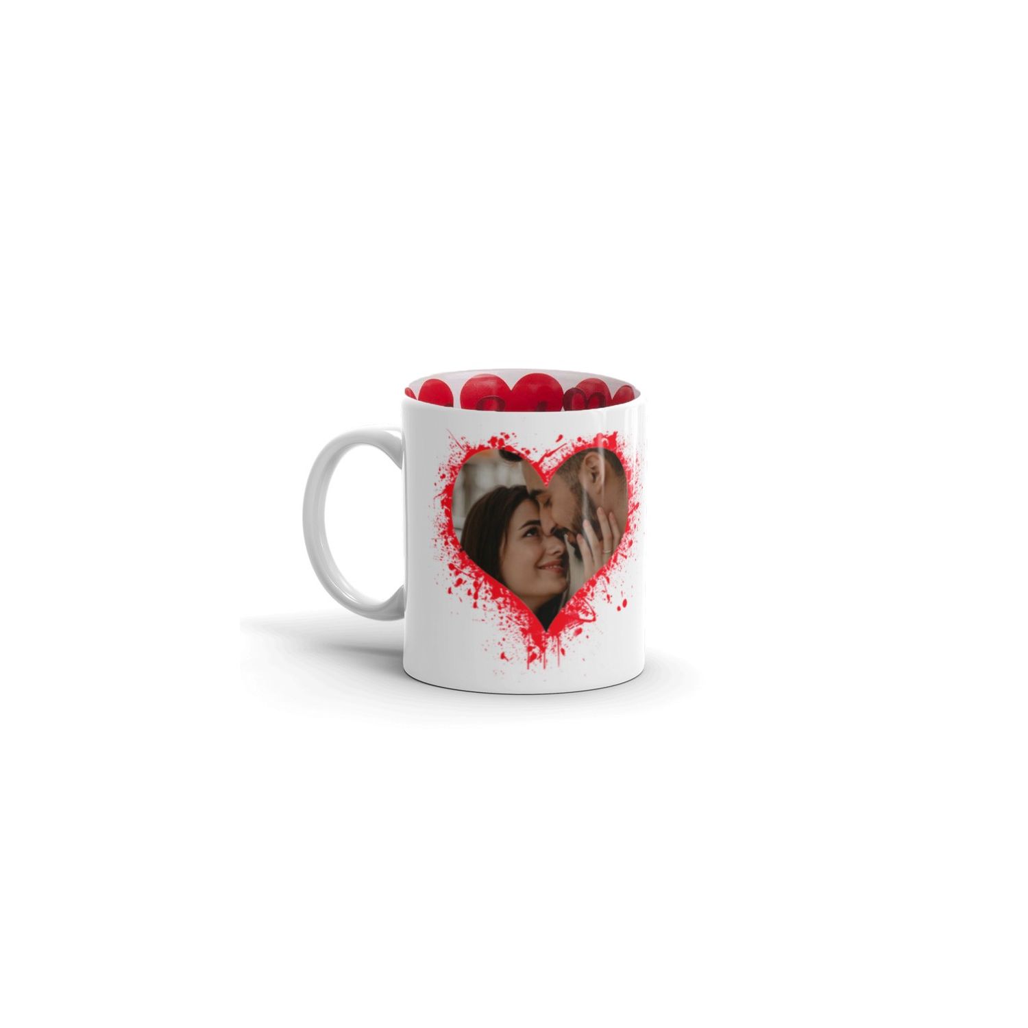 Cana personalizata cu poza si mesaj "LOVE YOU FOREVER"
