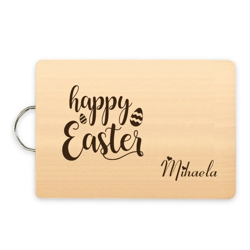 Tocator personalizat happy easter si nume