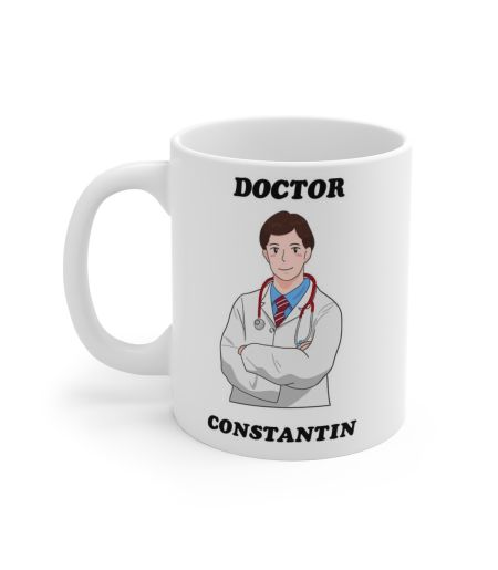 Cana cel mai bun medic personalizata cu nume barbat