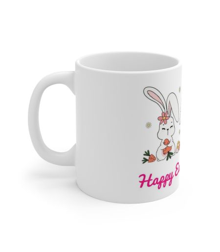 Cana personalizata iepurasi si mesaj de Paste