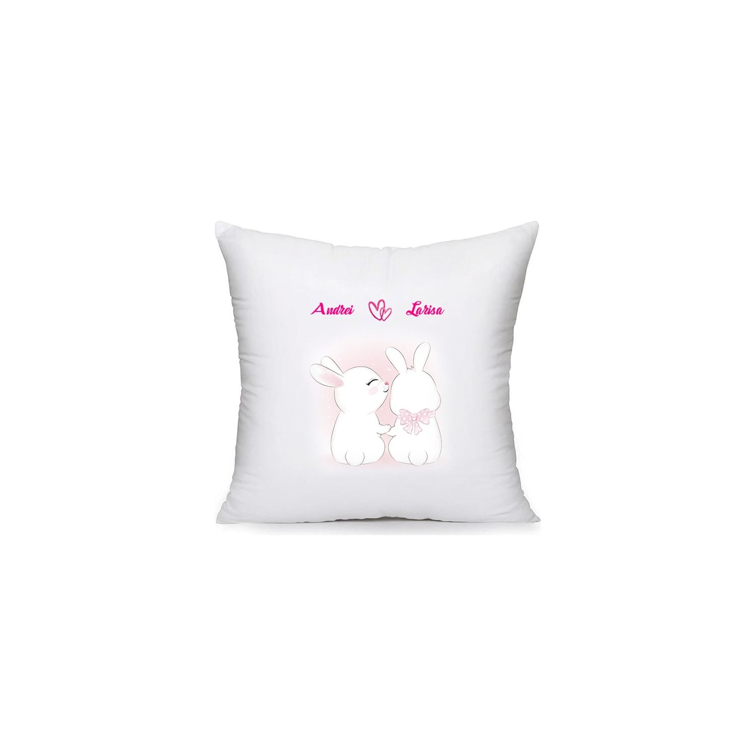 Perna personalizata cu iepurasi si nume