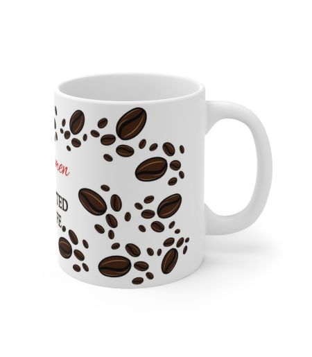 Cana personalizata addicted coffe si nume