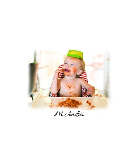 Suport pentru farfurie personalizata cu o poza si nume