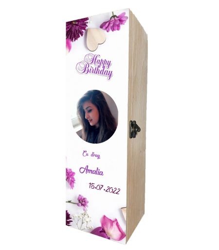 Cutie vin personalizata happy-birthday data si poza