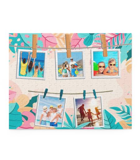 Puzzle personalizat cu 5 poze summer
