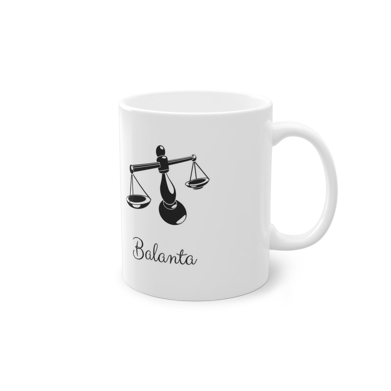 Cana personalizata cu data nastere si zodia balanta