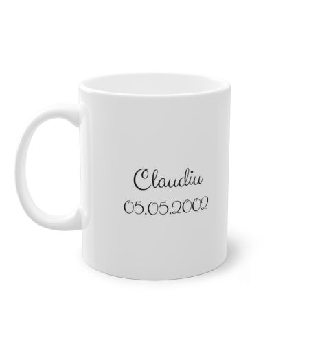 Cana personalizata cu data nastere si zodia berbec