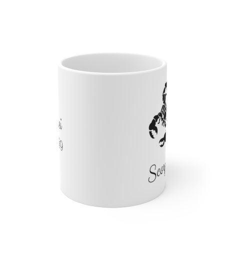 Cana personalizata cu data nastere si zodia scorpion