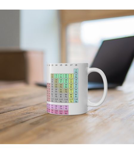 Cana personalizata cu nume tabelul lui Mendeleev