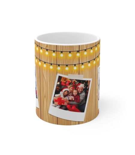 Cană personalizată cu 3 poze