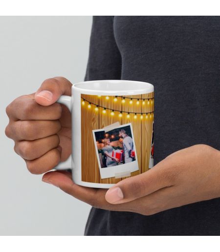 Cană personalizată cu 3 poze