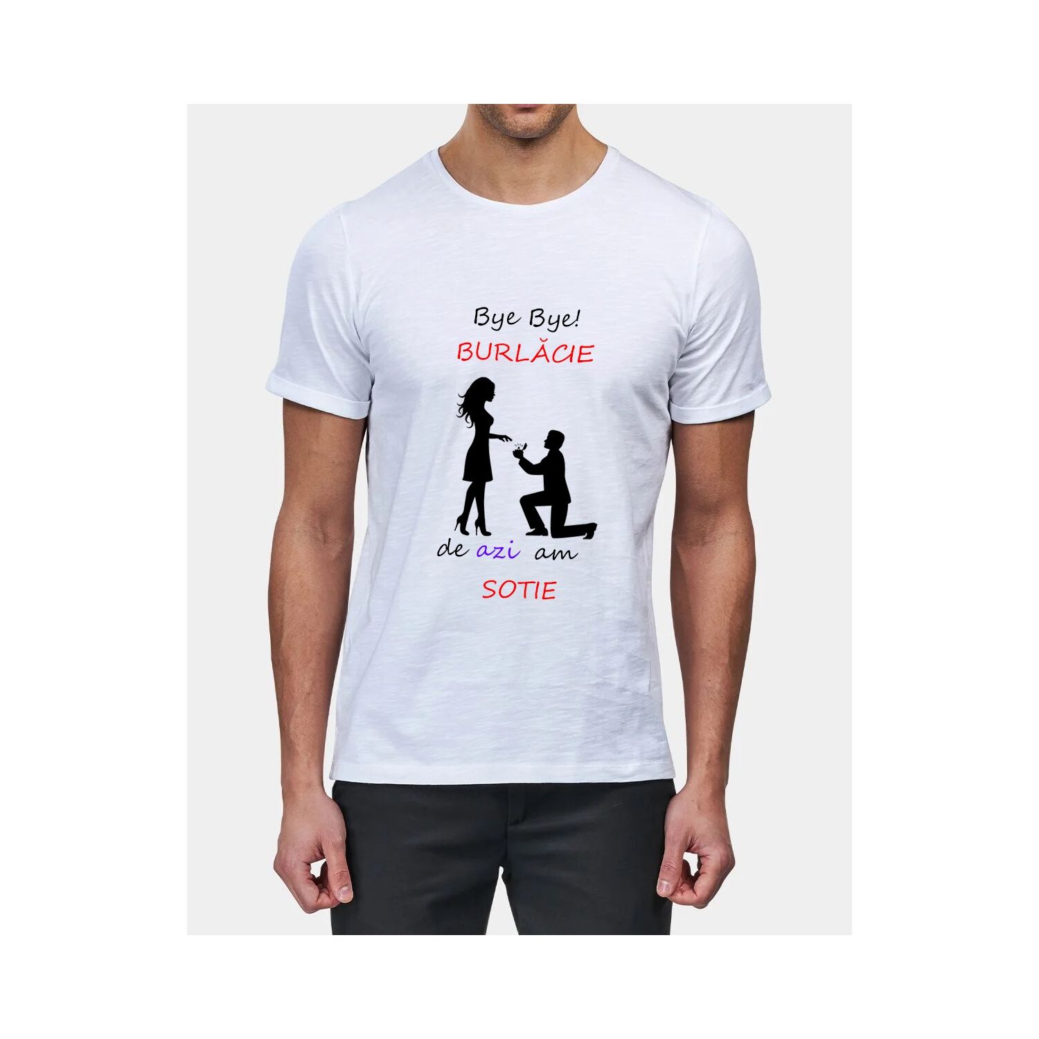 Tricou personalizat barbati petrecere burlacilor