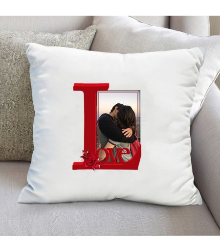 Perna personalizata cu poza si mesaj love