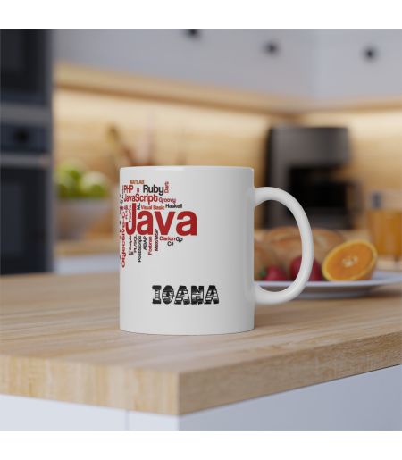 Cana personalizata programare si nume