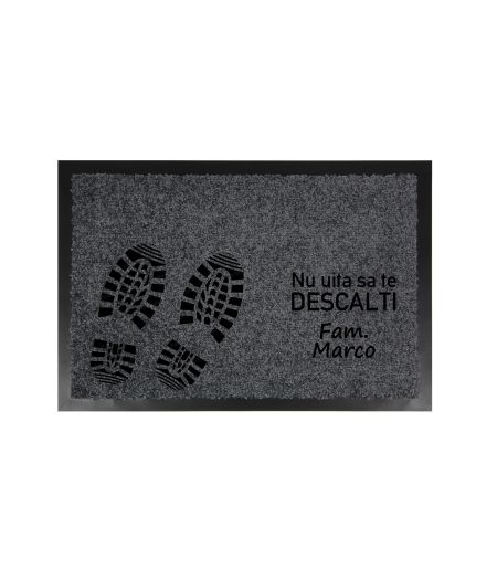 Covor intrare personalizat nu uita cu nume