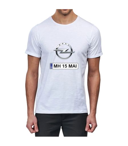 Tricou personalizat opel si numar auto